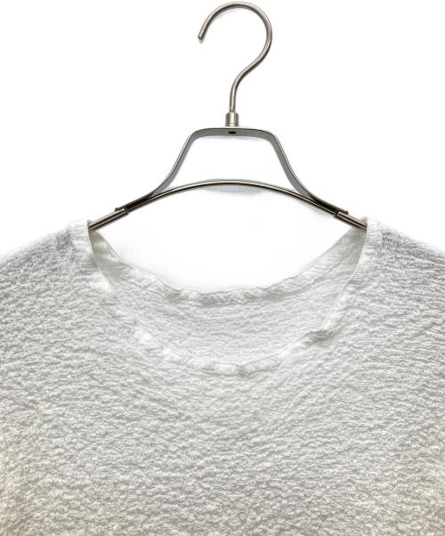 ISSEY MIYAKE me（イッセイ ミヤケ ミー）ISSEY MIYAKE me (イッセイ ミヤケ ミー) 半袖カットソー ホワイト サイズ:記載なしの古着・服飾アイテム