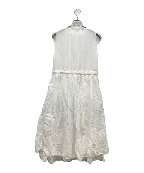 CP Shades（シーピーシェイズ）CP Shades (シーピーシェイズ) シrク混ワンピ ホワイト サイズ:SIZE XSの古着・服飾アイテム