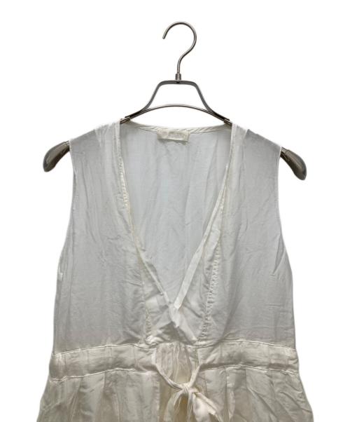 CP Shades（シーピーシェイズ）CP Shades (シーピーシェイズ) シrク混ワンピ ホワイト サイズ:SIZE XSの古着・服飾アイテム