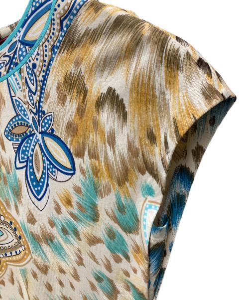 LEONARD（レオナール）LEONARD (レオナール) ペイズリーワンピース ベージュ サイズ:SIZE 40の古着・服飾アイテム