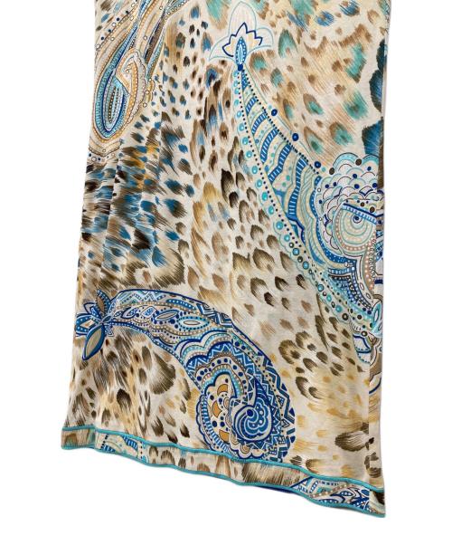 LEONARD（レオナール）LEONARD (レオナール) ペイズリーワンピース ベージュ サイズ:SIZE 40の古着・服飾アイテム