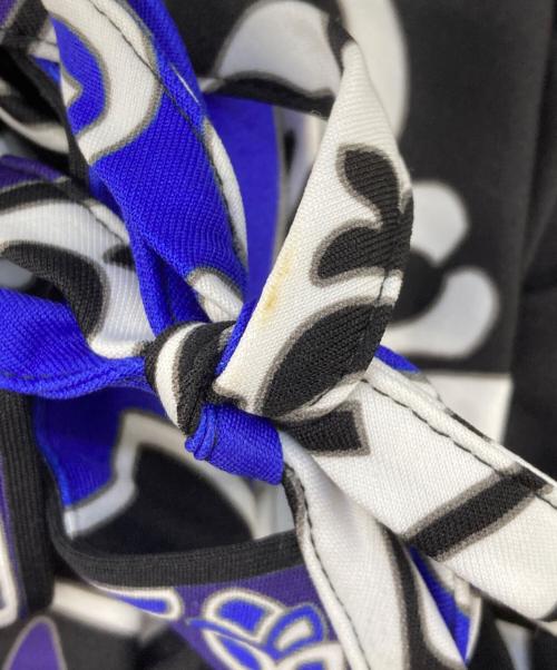 LAONARD（レオナード）LAONARD (レオナード) ワンピース ブラック×ブルー サイズ:SIZE 38の古着・服飾アイテム