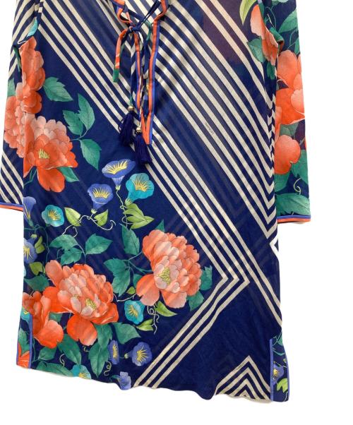 LAONARD（レオナード）LAONARD (レオナード) ブラウス ブルー サイズ:SIZE 1の古着・服飾アイテム