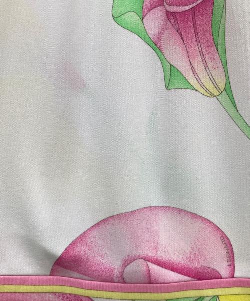 LEONARD（レオナール）LEONARD (レオナール) ノースリーブワンピース ホワイト サイズ:SIZE 38の古着・服飾アイテム