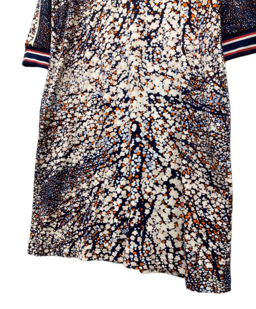 LAONARD（レオナード）LAONARD (レオナード) 総柄ワンピース ネイビー×ベージュ サイズ:SIZE 38の古着・服飾アイテム