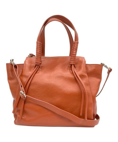 Papillonner（パピヨネ）Papillonner (パピヨネ) 2WAYバッグ ブラウンの古着・服飾アイテム