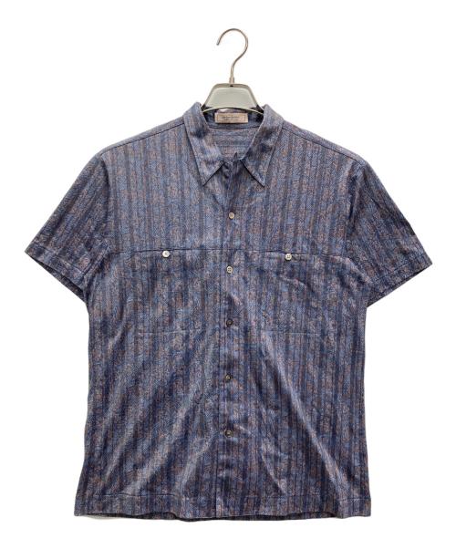 Yves Saint Laurent（イヴサンローラン）Yves Saint Laurent (イヴサンローラン) リネンシャツ ブルー サイズ:Mの古着・服飾アイテム