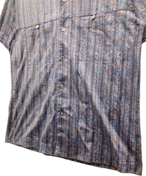 Yves Saint Laurent（イヴサンローラン）Yves Saint Laurent (イヴサンローラン) リネンシャツ ブルー サイズ:Mの古着・服飾アイテム