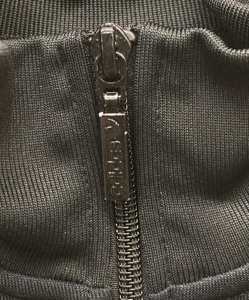 adidas（アディダス）adidas (アディダス) スリーストライプス トラックトップ ワンピース ブラック サイズ:SIZE Mの古着・服飾アイテム