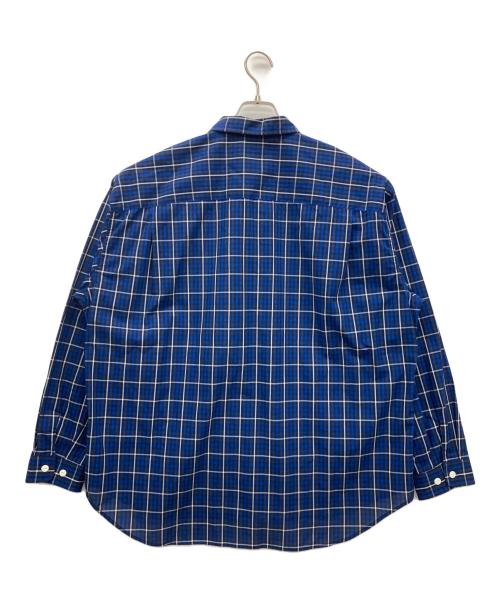 DANTON（ダントン）DANTON (ダントン) ダントン コットンポプリン ワークシャツ ブルー サイズ:42の古着・服飾アイテム