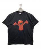 セサミストリートセサミストリート）の古着「ダークエルモTシャツ」｜ブラック