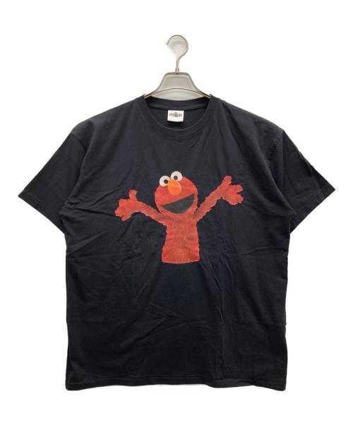 セサミストリート（セサミストリート）セサミストリート (セサミストリート) ダークエルモTシャツ ブラック サイズ:Lの古着・服飾アイテム