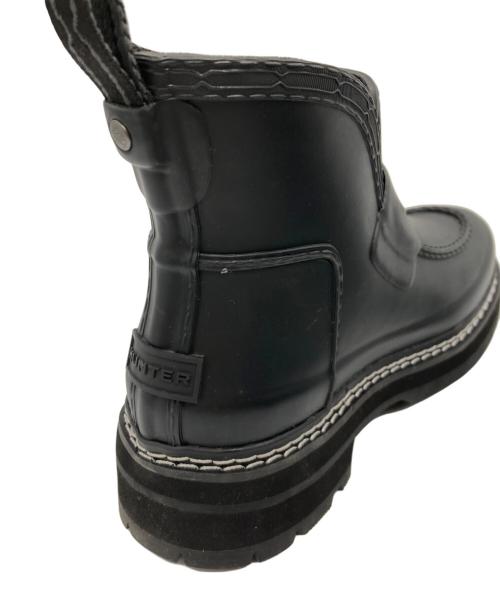HUNTER（ハンター）HUNTER (ハンター) リファインドスティッチ ブーツ ブラック サイズ:EU38の古着・服飾アイテム