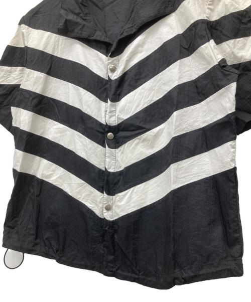 RANRA（ランラ）RANRA (ランラ) PANELLED SHIRT ブラック×ホワイト サイズ:Mの古着・服飾アイテム