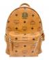 MCM（エムシーエム）の古着「ヴィセトス　スタッズ　バックパックミニ」｜ブラウン