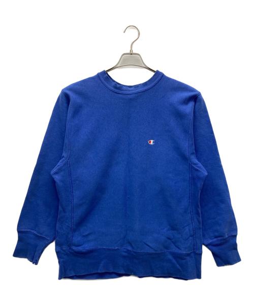 Champion REVERSE WEAVE（チャンピオン リバース ウィーブ）Champion REVERSE WEAVE (チャンピオン リバース ウィーブ) 90'sリバースウィーブクルーネックスウェット ブルー サイズ:Lの古着・服飾アイテム