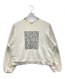 digawel（ディガウェル）の古着「クルーネックスウェット」｜アイボリー