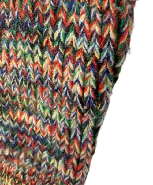 gadid anoniem（ガディッド アノニム）gadid anoniem (ガディッド アノニム) クルーネックニット マルチカラー サイズ:FREEの古着・服飾アイテム