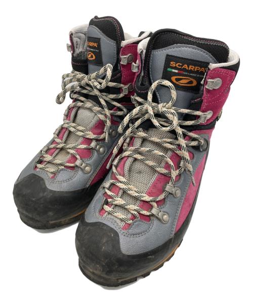 SCARPA（スカルパ）SCARPA (スカルパ) トレッキングシューズ ピンク×ブラック サイズ:EU40の古着・服飾アイテム