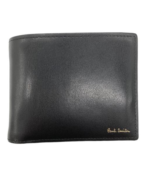 PAUL SMITH（ポールスミス）PAUL SMITH (ポールスミス) 2つ折り財布 ブラックの古着・服飾アイテム