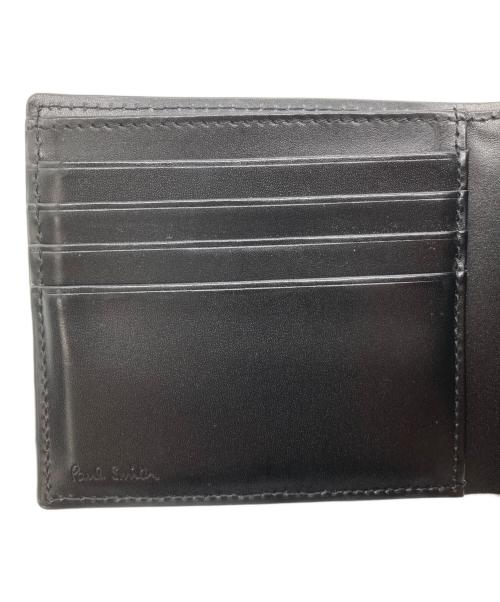 PAUL SMITH（ポールスミス）PAUL SMITH (ポールスミス) 2つ折り財布 ブラックの古着・服飾アイテム