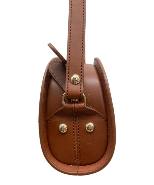 A.P.C.（アーペーセー）A.P.C. (アーペーセー) ハーフムーンショルダーバッグ ブラウンの古着・服飾アイテム