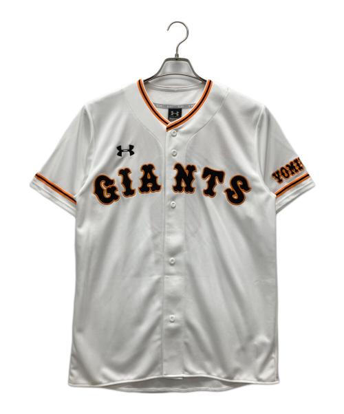 UNDER ARMOUR（アンダーアーマー）UNDER ARMOUR (アンダーアーマー) 野球レプリカユニフォーム ホワイト サイズ:Lの古着・服飾アイテム