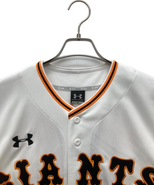 UNDER ARMOUR（アンダーアーマー）UNDER ARMOUR (アンダーアーマー) 野球レプリカユニフォーム ホワイト サイズ:Lの古着・服飾アイテム