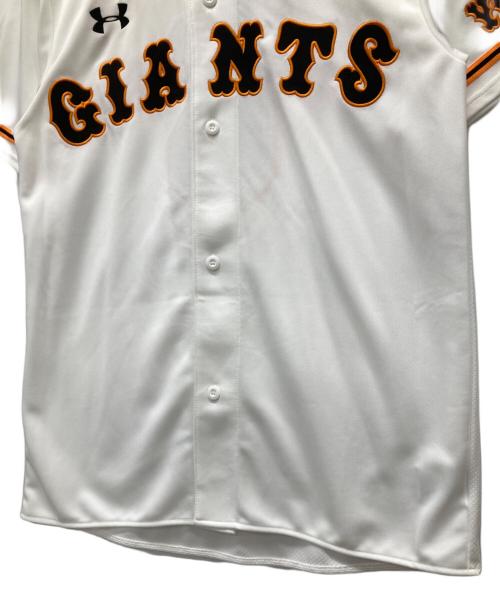 UNDER ARMOUR（アンダーアーマー）UNDER ARMOUR (アンダーアーマー) 野球レプリカユニフォーム ホワイト サイズ:Lの古着・服飾アイテム