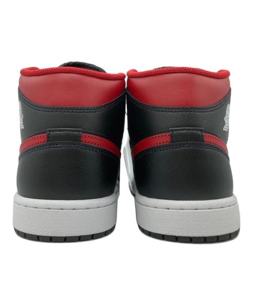 NIKE（ナイキ）NIKE (ナイキ) エアジョーダン 1 ミッド ブラック/レッド レッド×ブラック サイズ:29㎝の古着・服飾アイテム