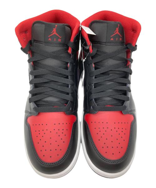 NIKE（ナイキ）NIKE (ナイキ) エアジョーダン 1 ミッド ブラック/レッド レッド×ブラック サイズ:29㎝の古着・服飾アイテム