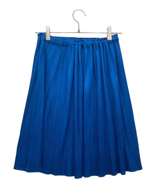 PLEATS PLEASE（プリーツプリーズ）PLEATS PLEASE (プリーツプリーズ) プリーツスカート ブルー サイズ:FREEの古着・服飾アイテム