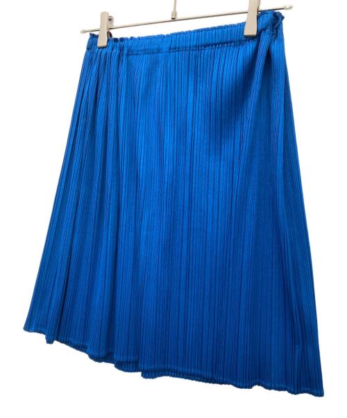 PLEATS PLEASE（プリーツプリーズ）PLEATS PLEASE (プリーツプリーズ) プリーツスカート ブルー サイズ:FREEの古着・服飾アイテム