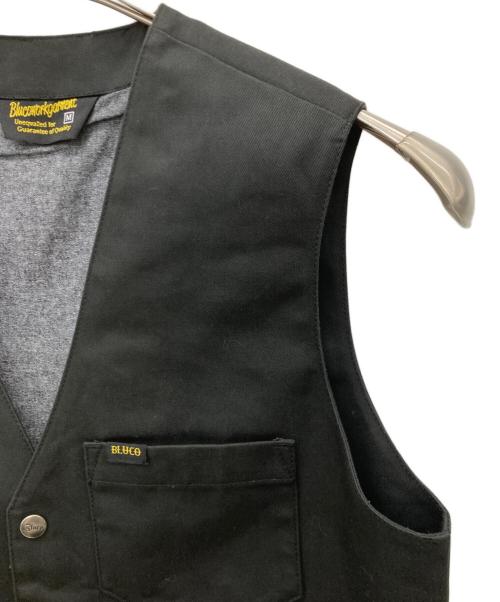 BLUCO WORK GARMENT（ブルコ ワーク ガーメント）BLUCO WORK GARMENT (ブルコ ワーク ガーメント) ベスト ブラック サイズ:Mの古着・服飾アイテム