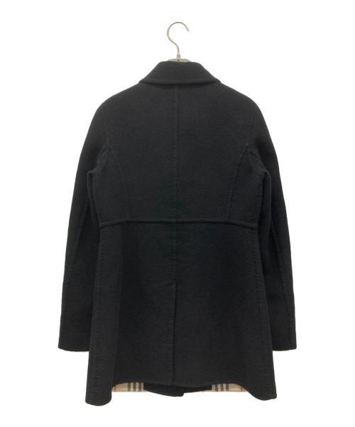 BURBERRY LONDON（バーバリーロンドン）BURBERRY LONDON (バーバリーロンドン) カシミヤ混コート ブラック サイズ:38の古着・服飾アイテム