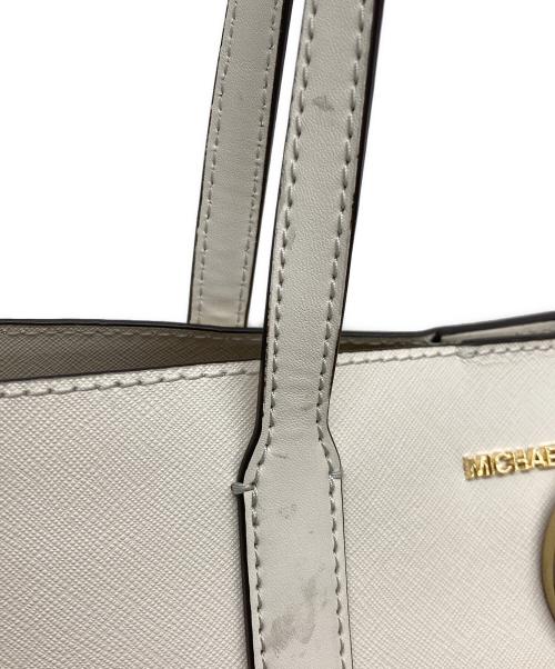 MICHAEL KORS（マイケル・コース）MICHAEL KORS (マイケルコース) トートバッグ アイボリーの古着・服飾アイテム