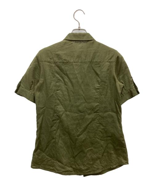 MIU MIU（ミュウミュウ）MIU MIU (ミュウミュウ) 半袖シャツ グリーン サイズ:40の古着・服飾アイテム