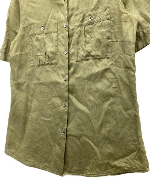 MIU MIU（ミュウミュウ）MIU MIU (ミュウミュウ) 半袖シャツ グリーン サイズ:40の古着・服飾アイテム