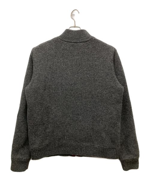 L.L.Bean（エルエルビーン）L.L.Bean (エルエルビーン) ジップアップニットジャケット グレー サイズ:Mの古着・服飾アイテム