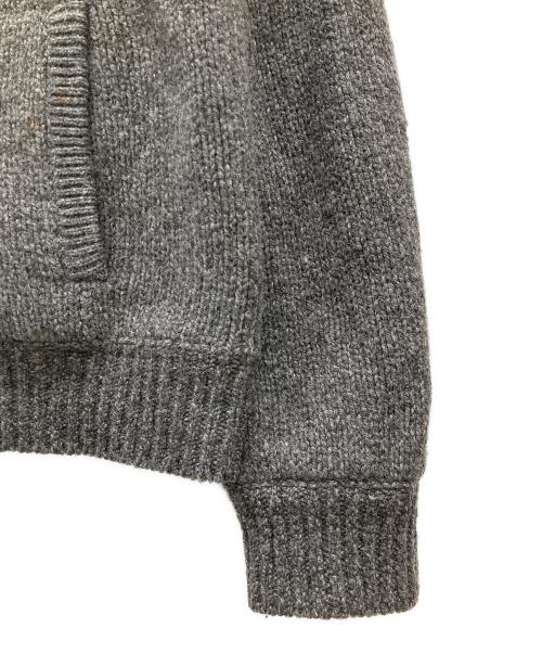 L.L.Bean（エルエルビーン）L.L.Bean (エルエルビーン) ジップアップニットジャケット グレー サイズ:Mの古着・服飾アイテム