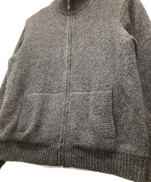 L.L.Bean（エルエルビーン）L.L.Bean (エルエルビーン) ジップアップニットジャケット グレー サイズ:Mの古着・服飾アイテム