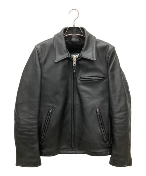 Schott（ショット）Schott (ショット) シングルレザージャケット ブラック サイズ:34の古着・服飾アイテム