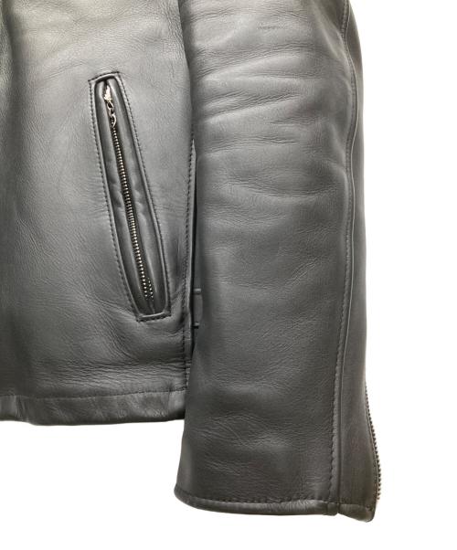 Schott（ショット）Schott (ショット) シングルレザージャケット ブラック サイズ:34の古着・服飾アイテム