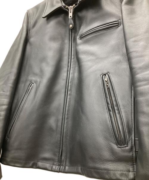 Schott（ショット）Schott (ショット) シングルレザージャケット ブラック サイズ:34の古着・服飾アイテム
