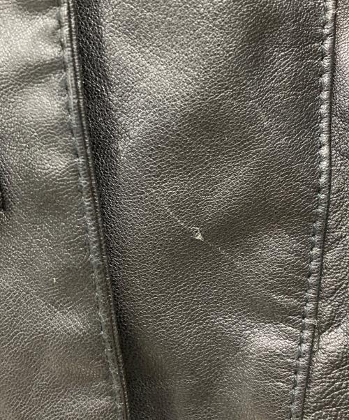 PELLE CUIR（ペール キュアー）PELLE CUIR (ペール キュアー) 80sレザージャケット ブラック サイズ:Mの古着・服飾アイテム