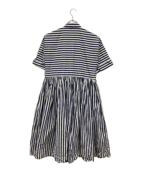 Kate Spade（ケイトスペード）Kate Spade (ケイトスペード) 半袖ワンピース ネイビー サイズ:XSの古着・服飾アイテム