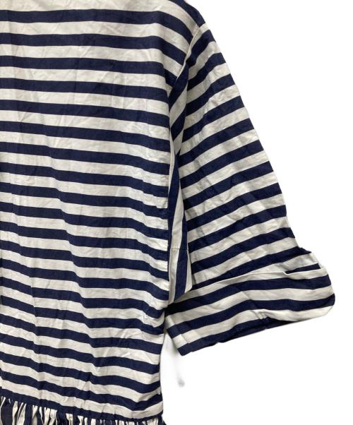 Kate Spade（ケイトスペード）Kate Spade (ケイトスペード) 半袖ワンピース ネイビー サイズ:XSの古着・服飾アイテム