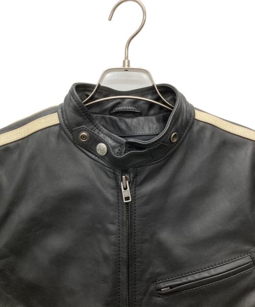 Liugoo Leathers（リューグーレザーズ）Liugoo Leathers (リューグーレザーズ) レザージャケット ブラック サイズ:Lの古着・服飾アイテム