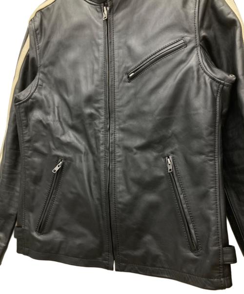 Liugoo Leathers（リューグーレザーズ）Liugoo Leathers (リューグーレザーズ) レザージャケット ブラック サイズ:Lの古着・服飾アイテム
