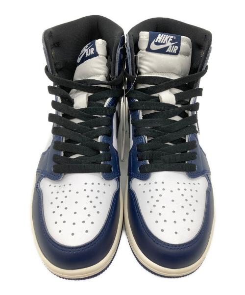 NIKE（ナイキ）NIKE (ナイキ) エア ジョーダン 1 レトロ ハイ ネイビー サイズ:26 未使用品の古着・服飾アイテム